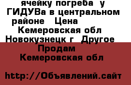 ячейку погреба, у ГИДУВа в центральном районе › Цена ­ 30 000 - Кемеровская обл., Новокузнецк г. Другое » Продам   . Кемеровская обл.